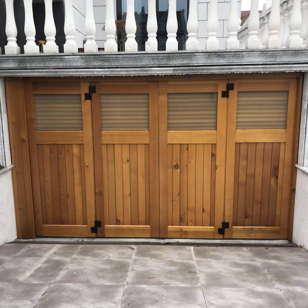 单向折叠车库门